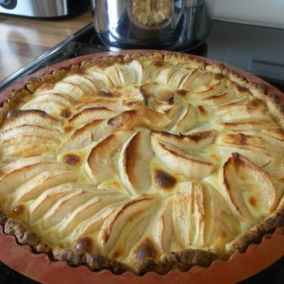 Tarte aux pommes façon alsacienne