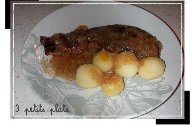 FOIE DE VEAU POELE SAUCE A L ECHALOTE