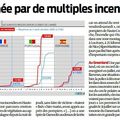 Incendies en Europe