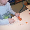 Autour de la carotte: nous avons réalisé du jus