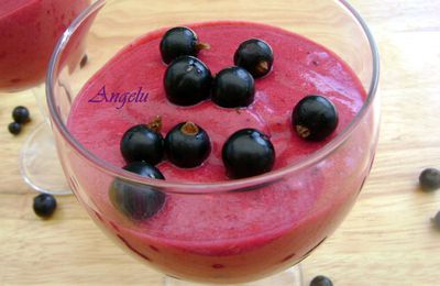 Mousse au cassis