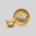 Tea bowl and saucer, Anna Elizabeth Wald, Auffenwerth Workshop, Meissen, ca.1725-1730