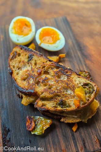 Grilled cheese kimchi cheddar