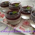 Panna cotta végétale aux myrtilles