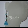 Boucles d'oreilles turquoise