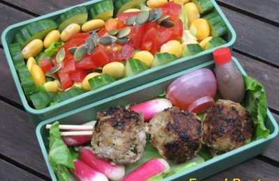 [Bento] Boulettes de boeuf croquantes et épicées