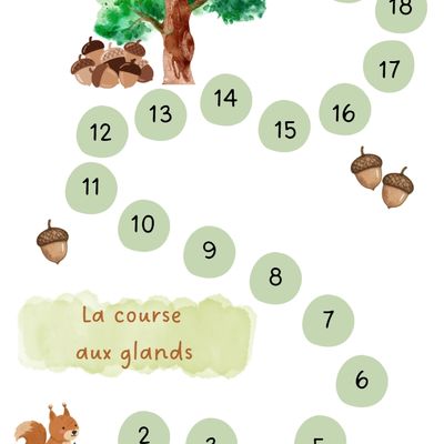 Etude de la langue CP : masculin et féminin, la course aux glands