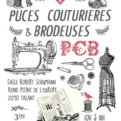 Puces couturières et brodeuses... 