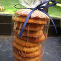 Cookies aux flocons d'avoines, pistaches et pépites de chocolat blanc