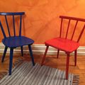 Petites chaises fanette enfant colorées d'esprit scandinave Tapiovaara