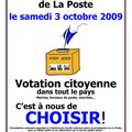 VOTATION CITOYENNE LE SAMEDI 3 OCTOBRE