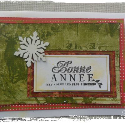 Une jolie balade de cartes hivernales 