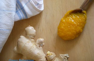 Soupe de carottes au gingembre