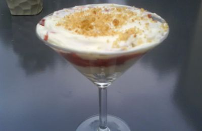 coupe gourmande à la fraise