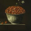 Adriaen Coorte (Holland, Middelburg (?), active 1683-1707), Wild Strawberries in a Wan Li Bowl, 1704