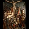 Le Calvaire. Partie centrale d'un retable de la Passion du Christ. Allemagne du sud, vers 1510-1520
