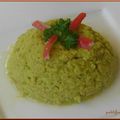 Mousse d'avocat au crabe