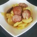 pommes de terre saucisse Morteau au vin blanc