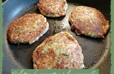 galettes Courgettes-Mozzarella (+ variante Poireau-Féta)