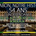 Fête de l'indépendance du Gabon à Bordeaux par le CGF (Conseil des Gabonais de France)