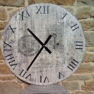 Horloge fait mains