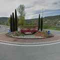 Rond-point à Rochetaillée-sur-Saône
