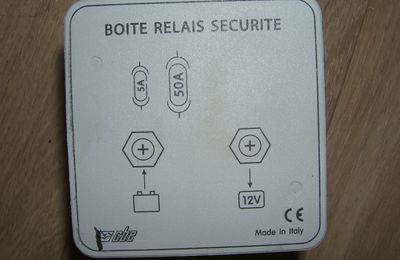 CBE ELECTRONIQUE en CAMPING-CAR RELAIS de SECURITE ou COUPLAGE