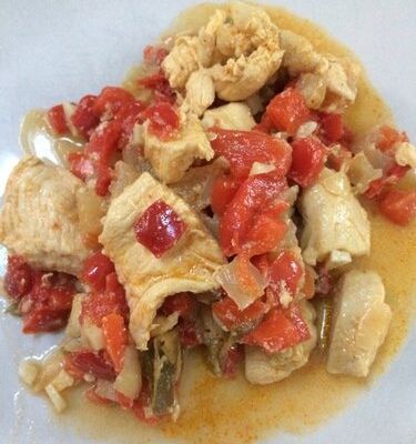Poulet aux poivrons