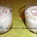 Riz au lait coco-cardamome