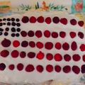 Drapeau USA ... en fruits