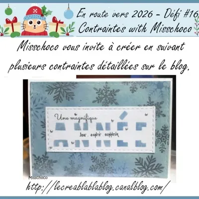 En route vers 2026 - défi 16