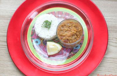Dahl de lentilles corail {Bollywood kitchen}