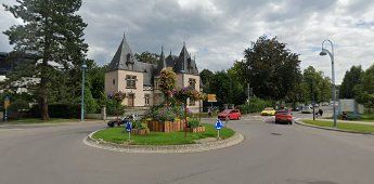Rond-point à Ettelbruck (Luxembourg)