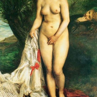 Baigneuse au griffon 