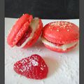 Macaron coco-fraise