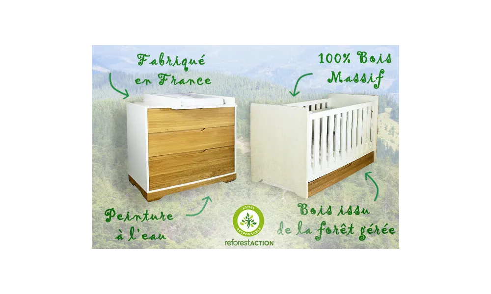 Aménagez la chambre de bébé Eco-responsable