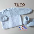 TUTO tricot bébé, tutoriel, Patron layette bb à tricoter pdf