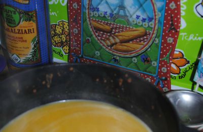 Soupe de potimarron au lait de coco