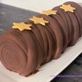 Bûche chocolat-praliné