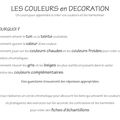 La couleur en décoration : stage du 4 décembre 2015