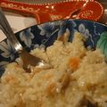 Risotto au saumon