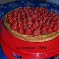 Tarte fraises-rhubarbe