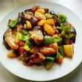 Recette plat chinois : sauté des trois légumes du terroir (Di San Xian, 地三鲜)