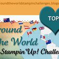 Top 3 du challenge around the world stampin'up