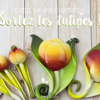De belles tulipes pour un printemps plein de lumière