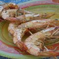 Gambas au barbec'