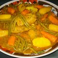 Tajine de veau et haricots verts !