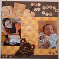 Mes premieres creations en scrapbooking 