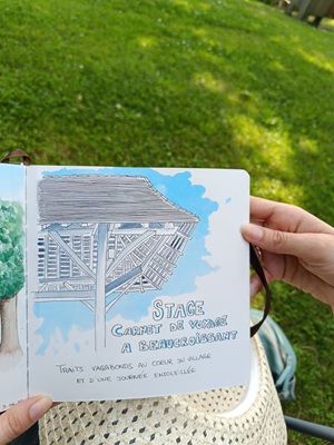 Les journées Croquis de l'Atelier de la Grange de Beaucroissant
