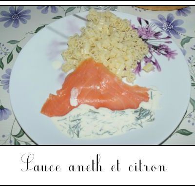 Sauce aneth-citron